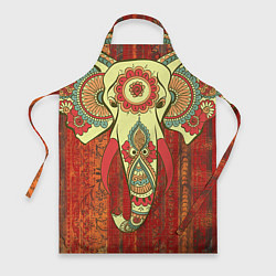 Фартук кулинарный Индийский слон, цвет: 3D-принт