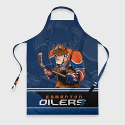 Фартук кулинарный Edmonton Oilers, цвет: 3D-принт