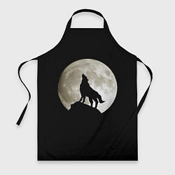 Фартук кулинарный Moon Wolf, цвет: 3D-принт