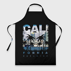 Фартук кулинарный Калифорния, цвет: 3D-принт