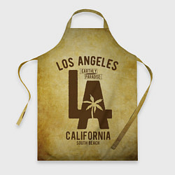 Фартук кулинарный Лос-Анджелес, цвет: 3D-принт