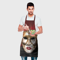 Фартук кулинарный Венецианская маска, цвет: 3D-принт — фото 2