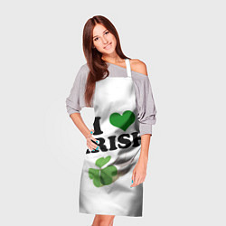 Фартук кулинарный Ireland, I love Irish, цвет: 3D-принт — фото 2
