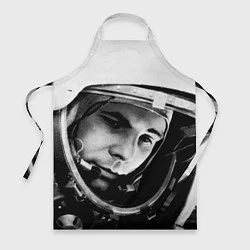Фартук кулинарный Гагарин космонавт, цвет: 3D-принт