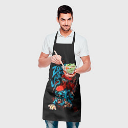 Фартук кулинарный Zombie Unicorn, цвет: 3D-принт — фото 2