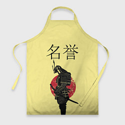 Фартук кулинарный Японский самурай (честь), цвет: 3D-принт