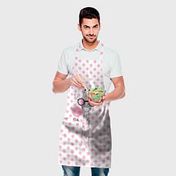 Фартук кулинарный Розовый жираф, цвет: 3D-принт — фото 2