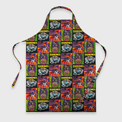 Фартук кулинарный Ramones, цвет: 3D-принт