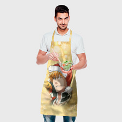 Фартук кулинарный Happy New Bleach!, цвет: 3D-принт — фото 2