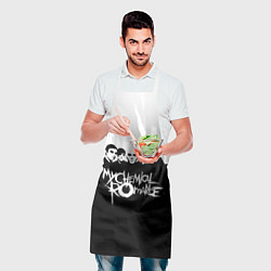 Фартук кулинарный My Chemical Romance B&W, цвет: 3D-принт — фото 2