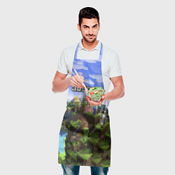 Фартук кулинарный Майнкрафт: Эдуард, цвет: 3D-принт — фото 2