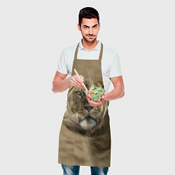Фартук кулинарный Песчаная львица, цвет: 3D-принт — фото 2