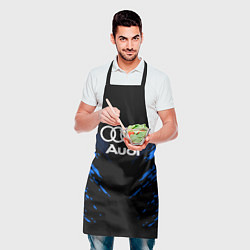 Фартук кулинарный Audi: Blue Anger, цвет: 3D-принт — фото 2