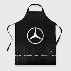Фартук кулинарный Mercedes: Black Abstract, цвет: 3D-принт
