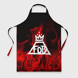 Фартук кулинарный Fall Out Boy: Red Flame, цвет: 3D-принт