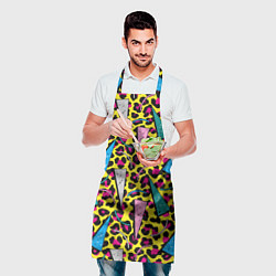 Фартук кулинарный 80s Leopard, цвет: 3D-принт — фото 2