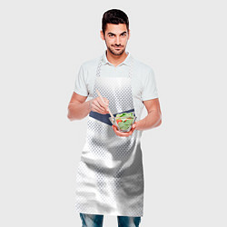 Фартук кулинарный N7: White Armor, цвет: 3D-принт — фото 2