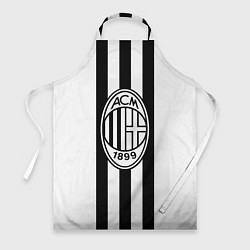 Фартук кулинарный AC Milan: Black & White, цвет: 3D-принт