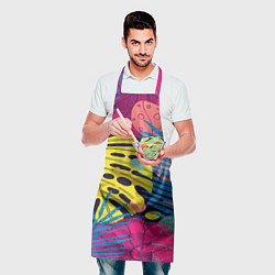 Фартук кулинарный Тропическая мода, цвет: 3D-принт — фото 2