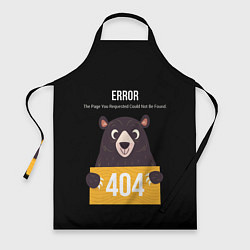 Фартук Error 404: Bear