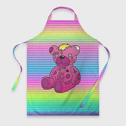 Фартук кулинарный Lil Peep Bear, цвет: 3D-принт