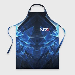 Фартук кулинарный Mass Effect: Blue Armor N7, цвет: 3D-принт