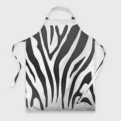 Фартук кулинарный Африканская зебра, цвет: 3D-принт