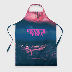 Фартук кулинарный Stranger Things: Pink Heaven, цвет: 3D-принт