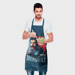 Фартук кулинарный Queen: Freddie Mercury, цвет: 3D-принт — фото 2