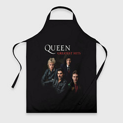Фартук кулинарный Queen: Greatests Hits, цвет: 3D-принт