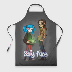 Фартук кулинарный Sally Face: Friends, цвет: 3D-принт