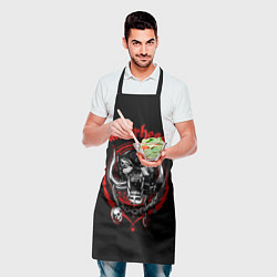 Фартук кулинарный Motorhead Demons, цвет: 3D-принт — фото 2
