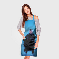 Фартук кулинарный Billie Eilish: Blue Fashion, цвет: 3D-принт — фото 2