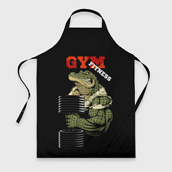 Фартук кулинарный GYM fitness crocodile, цвет: 3D-принт