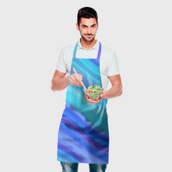 Фартук кулинарный Абстракция волны, цвет: 3D-принт — фото 2