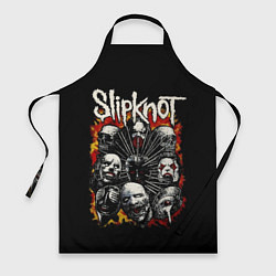 Фартук кулинарный Slipknot: Faces, цвет: 3D-принт