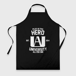 Фартук кулинарный My Hero Academia белый лого, цвет: 3D-принт