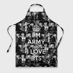 Фартук I am army and I lover BTS