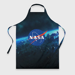 Фартук кулинарный NASA, цвет: 3D-принт