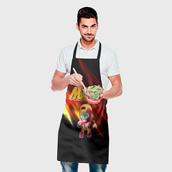 Фартук кулинарный Brawl Stars Мах, цвет: 3D-принт — фото 2