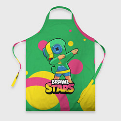 Фартук кулинарный Brawl Stars Leon, Dab, цвет: 3D-принт