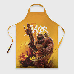 Фартук кулинарный Doom Slayer, цвет: 3D-принт