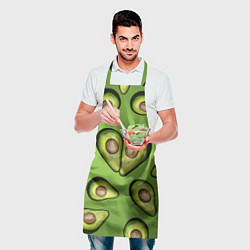 Фартук кулинарный Люблю авокадо, цвет: 3D-принт — фото 2