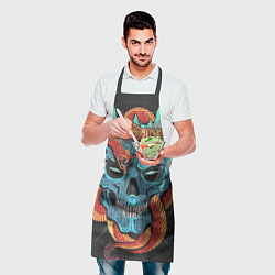 Фартук кулинарный Iron Maiden, цвет: 3D-принт — фото 2