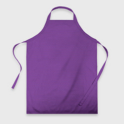 Фартук кулинарный Фиолетовая волна, цвет: 3D-принт