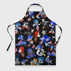 Фартук кулинарный Sonic паттерн, цвет: 3D-принт
