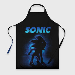 Фартук кулинарный Sonic in shadow, цвет: 3D-принт
