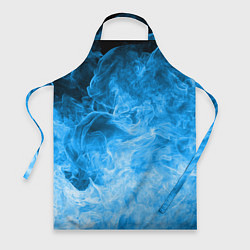 Фартук кулинарный ОГОНЬ BLUE, цвет: 3D-принт