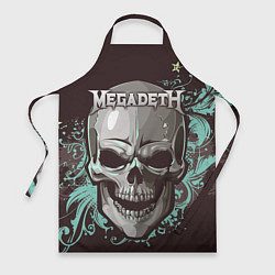 Фартук кулинарный Megadeth, цвет: 3D-принт
