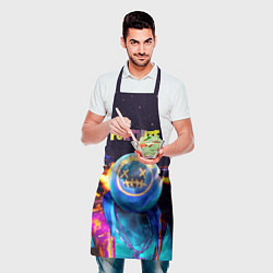 Фартук кулинарный Astro Jack Fortnite, цвет: 3D-принт — фото 2